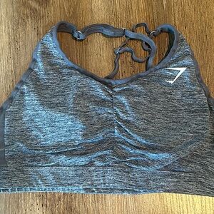 Gymshark Ease Sports Bra (2018) size Large in Charcoal Grey